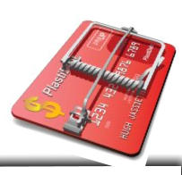 Get out of credit card debt before you get trapped.