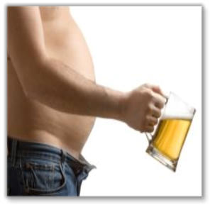 weight gain from drinking alcohol